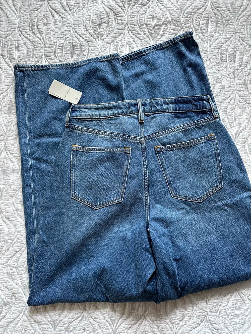 Abercrombie Wide Leg High-Rise Jeans - Picture 8 of 8
